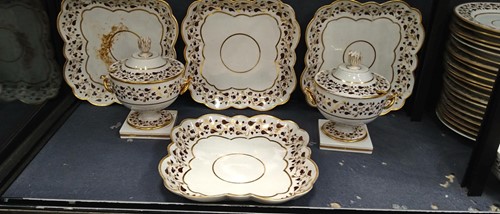Lot 404 - A Barr Flight and Barr breakfast, coffee and dessert service, circa 1810