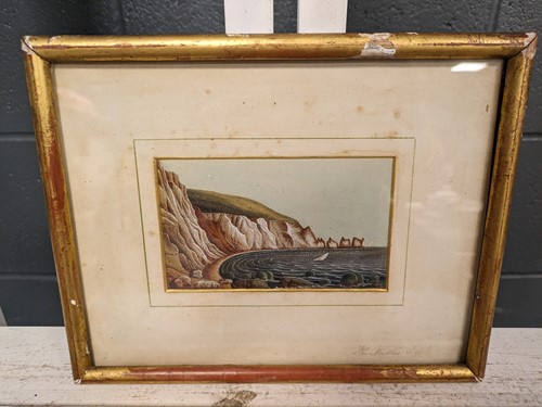 Lot 492 - A pair of Victorian sand pictures, 'Carisbrook...