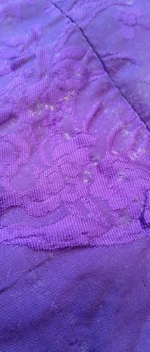 Lot 55 - A Chinese purple silk summer robe, circa 1900