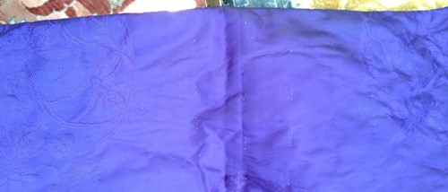 Lot 55 - A Chinese purple silk summer robe, circa 1900