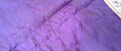 Lot 55 - A Chinese purple silk summer robe, circa 1900