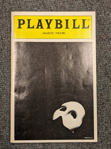 Lot 511 - A Phantom of the Opera poster and programme,...