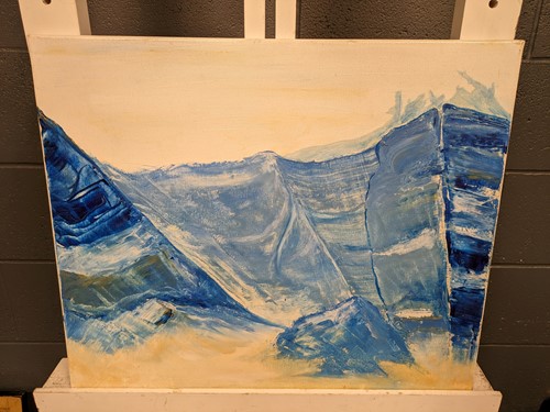 Lot 540 - A group of five modern unframed works