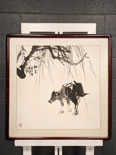 Lot 565 - Three Chinese pictures, to include camels,...