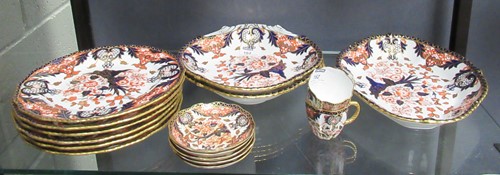 Lot 162 - A Royal Crown Derby imari service, comprising...