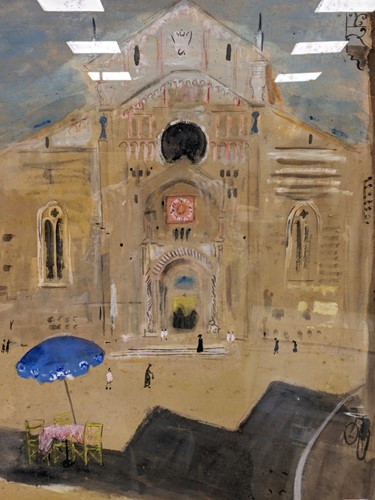 Lot 516 - Edward Wakeford (British, 1914-1973) Il duomo,...