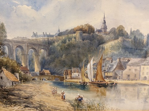 Lot 536 - After William Foster Continental village on a...