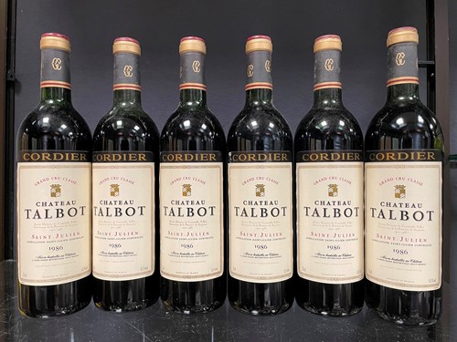 Lot 952 - Chateau Talbot, St Julien 4eme Cru 1986