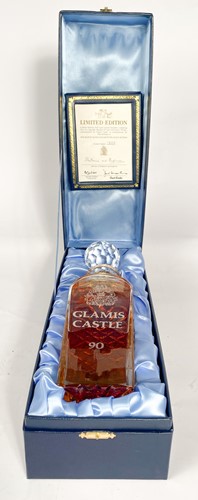 Lot 937 - Glamis Castle Whisky in Decanter, Queen Mother's 90th Birthday Edition 1990