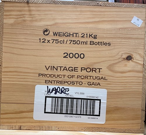 Lot 1002 - Warre's Vintage Port 2000