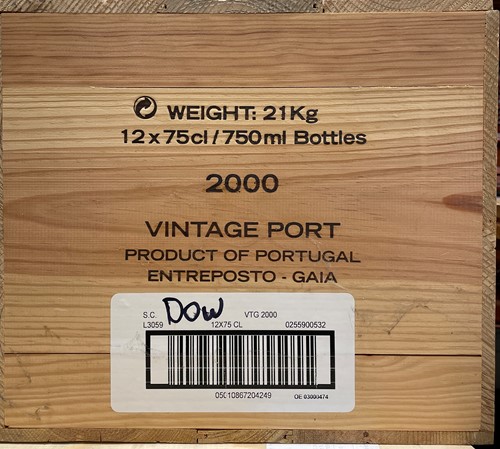 Lot 941 - Dow's Vintage Port 2000