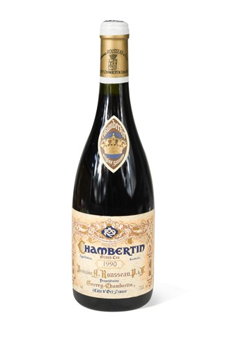 Lot 878 - Domaine Armand Rousseau Pere et Fils, Chambertin Grand Cru 1990