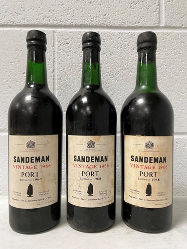 Lot 917 - Sandeman Vintage Port 1966