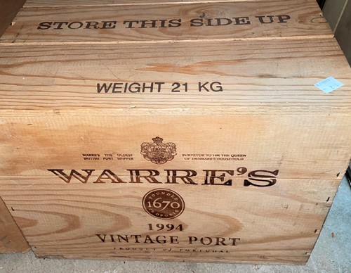 Lot 921 - Warre's Vintage Port 1994
