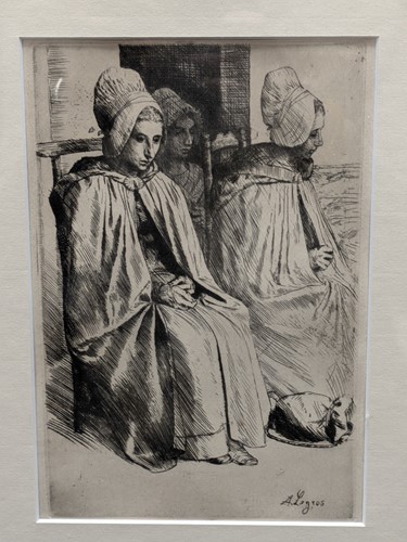 Lot 414 - Alphonse Legros (French/British. 1837-1911)