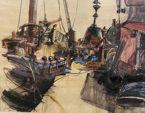 Lot 612 - Kate Rhodes (Contemporary) The Boatyard,...