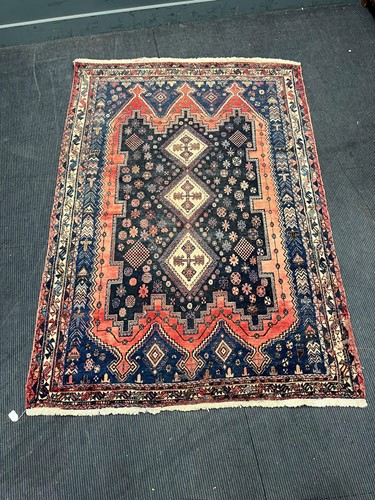 Lot 901 - A modern caucasian rug, 211 x 149cm