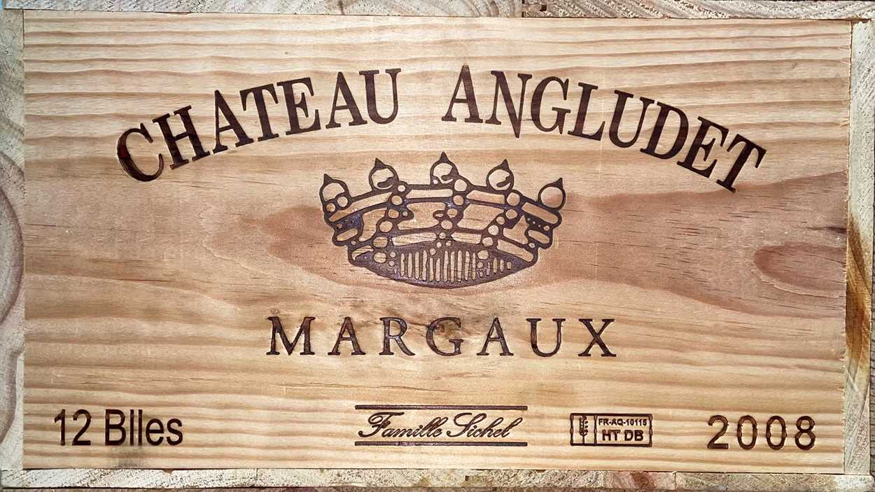 Lot 1021 - Chateau Angludet, Margaux, 2008