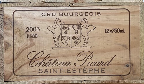 Lot 1027 - Chateau Picard, St Estèphe, Cru Bourgeois, 2003