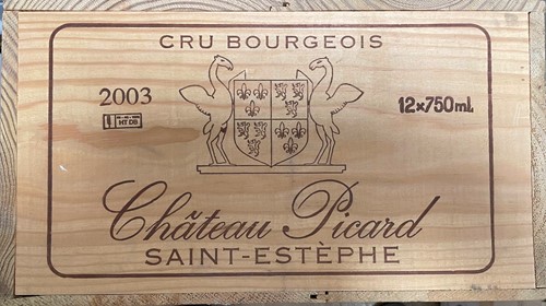 Lot 1028 - Chateau Picard, St Estèphe, Cru Bourgeois, 2003