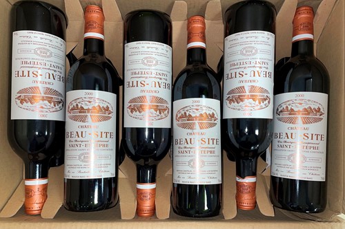 Lot 1037 - Chateau Beau-Site, St Estèphe, Cru Bourgeois, 2000