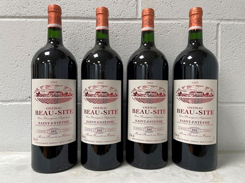 Lot 1040 - Chateau Beau-Site, St Estèphe, Cru Bourgeois, 2003