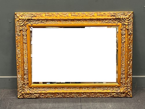 Lot 865 - A 20th century rectangular gilt framed wall...