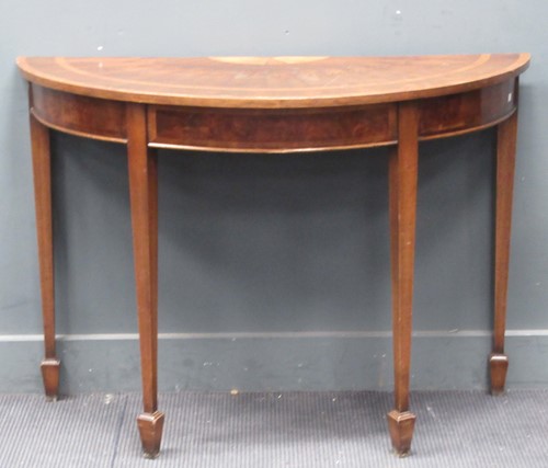 Lot 737 - A Georgian style reproduction mahogany and...