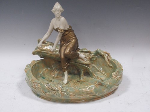 Lot 64 - An Austrian/German Art Nouveau ceramic figure...