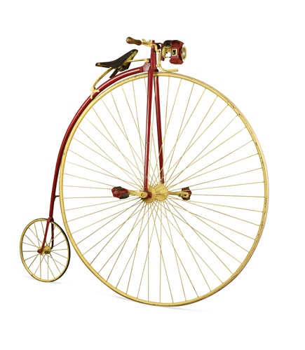 Lot 747 - A penny farthing high wheel bicycle, early 20th century