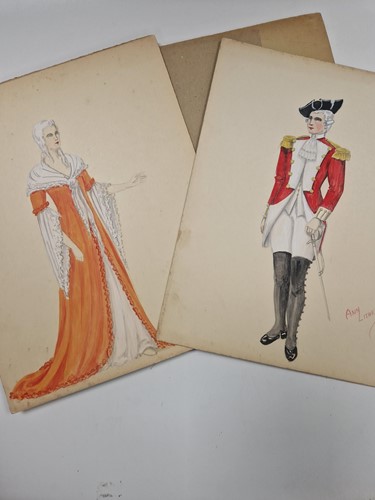 Lot 318 - A collection of costume designs and Glyndebourne related ephemera belonging to Elizabeth Crook