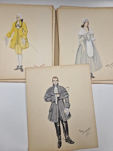Lot 318 - A collection of costume designs and Glyndebourne related ephemera belonging to Elizabeth Crook