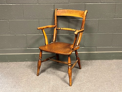Lot 752 - A 19th century provincial beech and elm open...