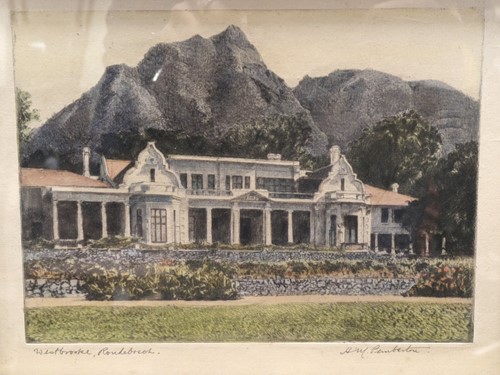 Lot 508 - H M Pemberton - Devil's Peak etching, signed...