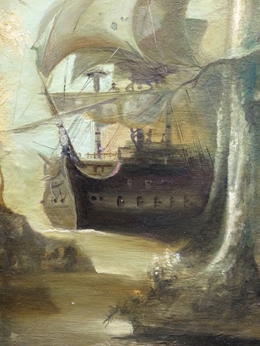 Lot 387 - Two maritime pictures, 20th century