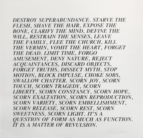 Lot 544 - Jenny Holzer (1953-)