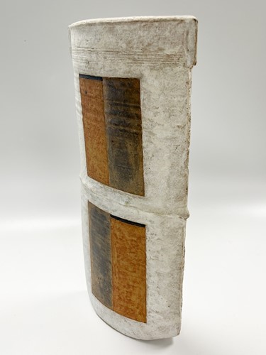 Lot 68 - Judith Gilmour,  large slab-built stoneware vase