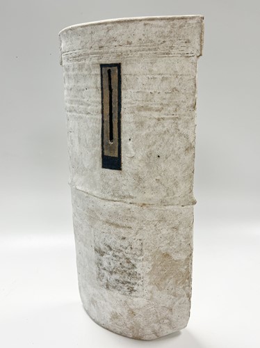 Lot 68 - Judith Gilmour,  large slab-built stoneware vase