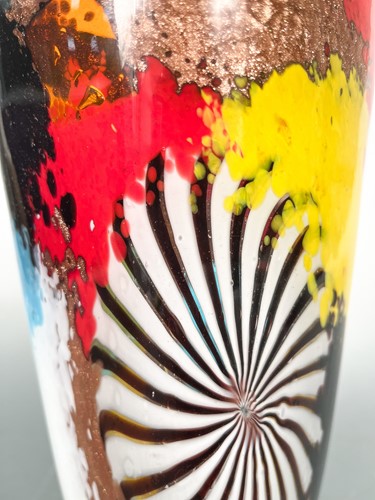 Lot 19 - Dino Martens for Aureliano Toso, an 'Oriente' glass vase, circa 1950s