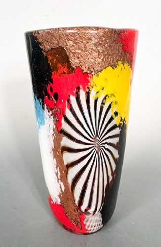 Lot 19 - Dino Martens for Aureliano Toso, an 'Oriente' glass vase, circa 1950s