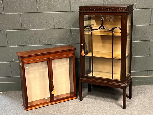 Lot 738 - A 1920s mahogany glazed display cabinet, 122 x...