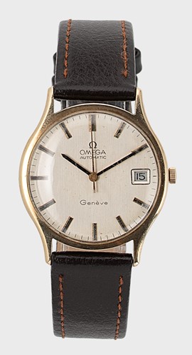 Lot 382 - Omega - A 9ct gold wristwatch