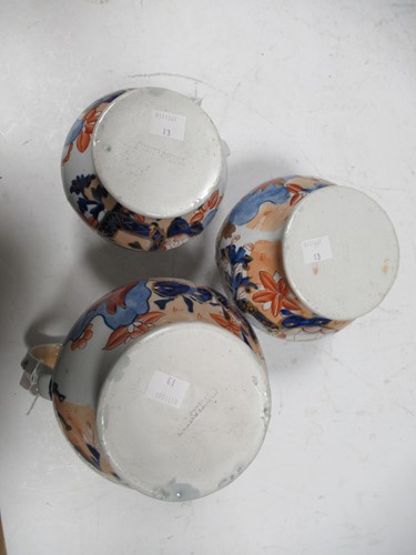 Lot 205 - A group of three graduated Mason's jugs, circa 1815