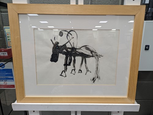 Lot 590 - A collection of pictures and prints to include...