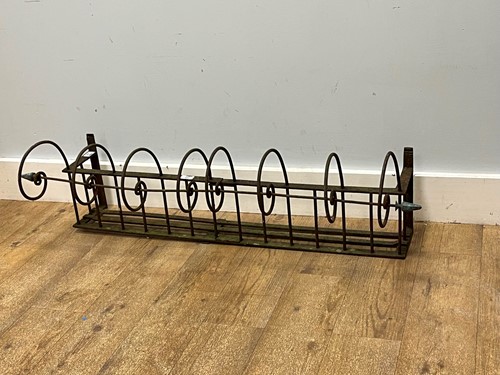 Lot 888 - A Victorian wrought iron 'Cambridge'...