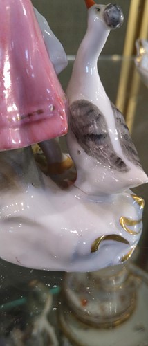 Lot 8 - A Meissen figure group “The Secret Letter”,...