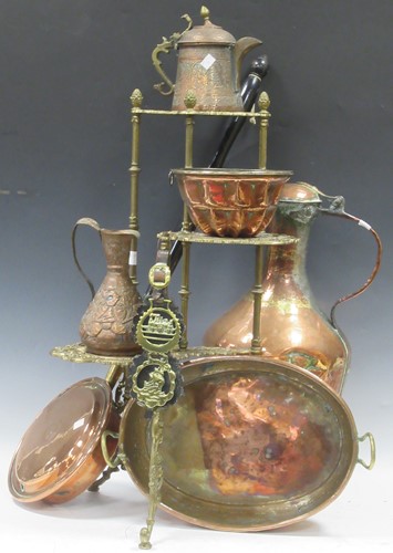 Lot 168 - A group of metalwares to include, a large...