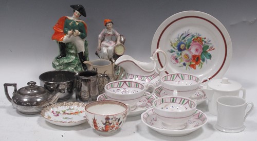 Lot 2 - A quantity of mixed ceramics to include cups,...