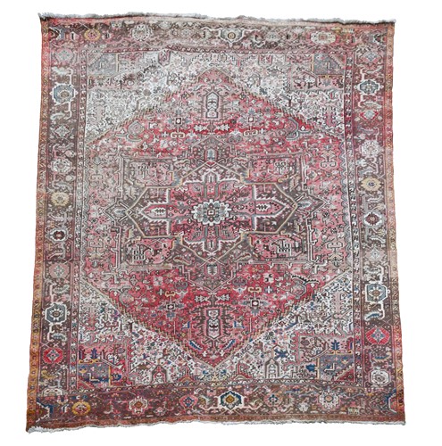 Lot 523 - A Heriz carpet, circa 1950