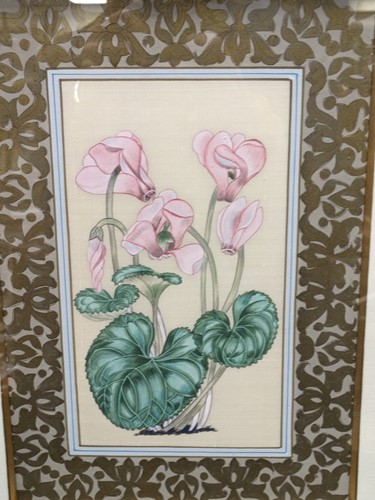 Lot 530 - Group of nine decorative Asian mainly floral...